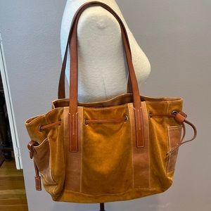 Francesco Biasia Leather and Suede tote